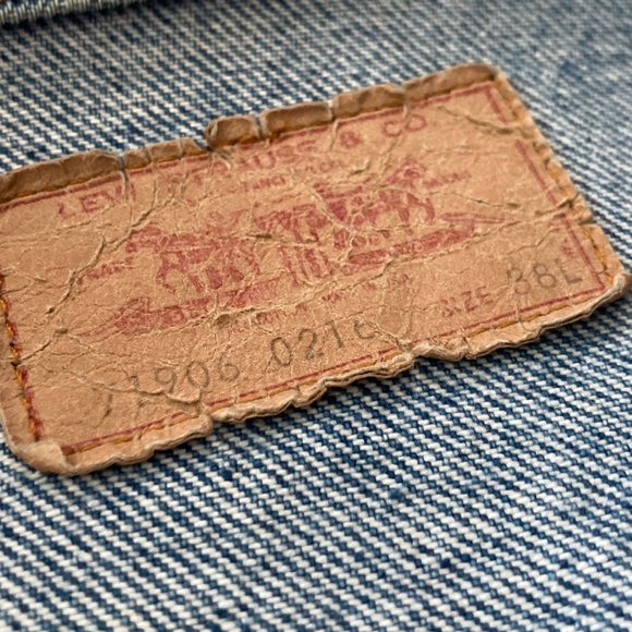 Vintage Made USA Levis Trucker - Picture 6 of 8